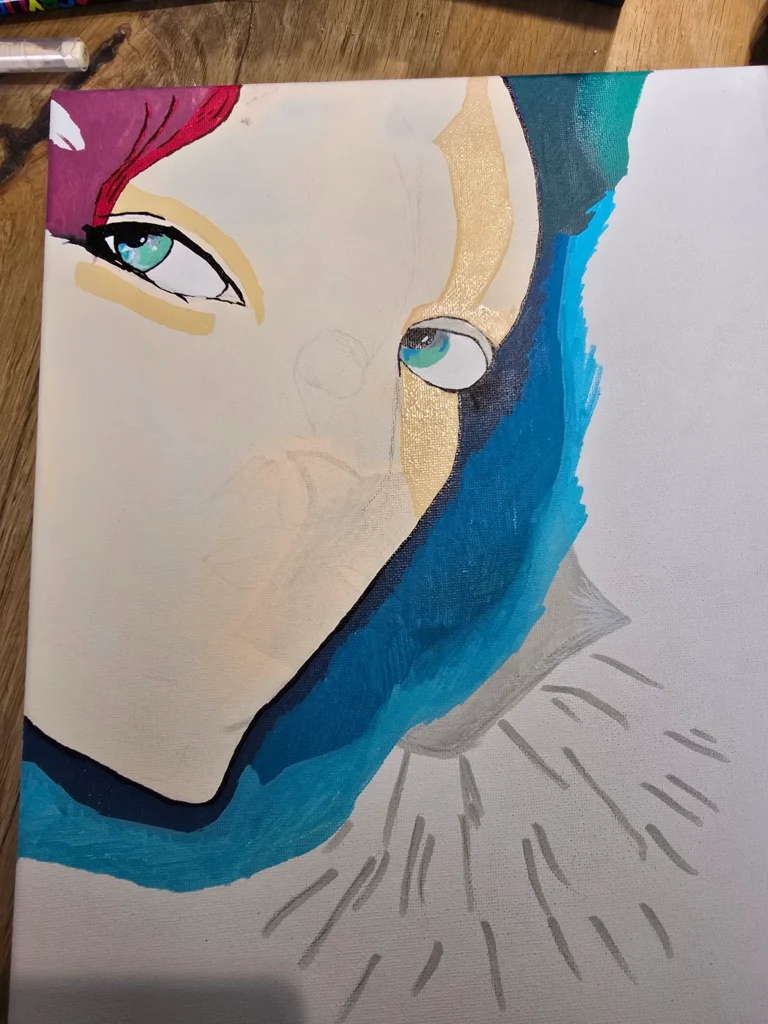 Gazing lady start