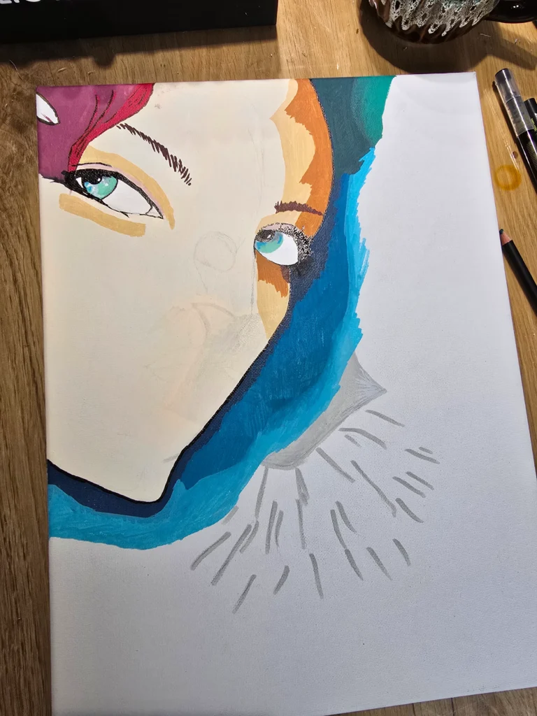 Gazing lady start